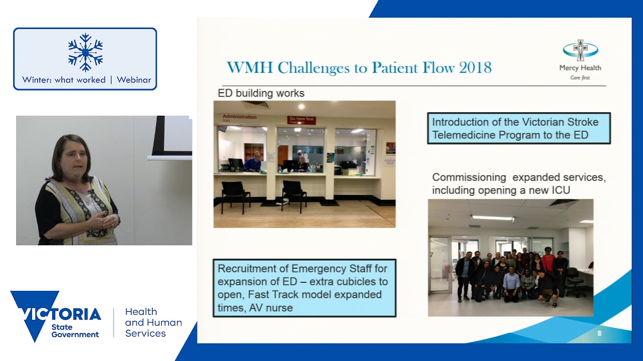 Mercy Hospitals Victoria: Focus on Flow- A whole of hospital Response