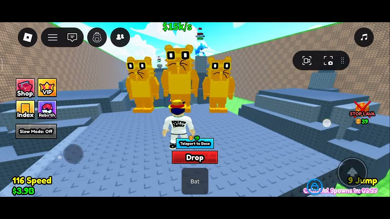 I'm playing escape lava for brainrots part two