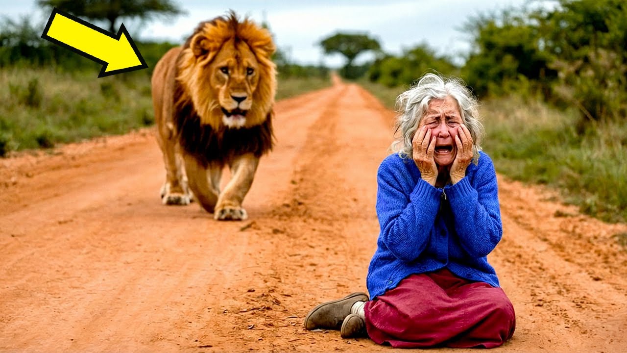 Figlio abbandona l'anziana madre nella savana: ciò che ha fatto il leone ha scioccato tutti