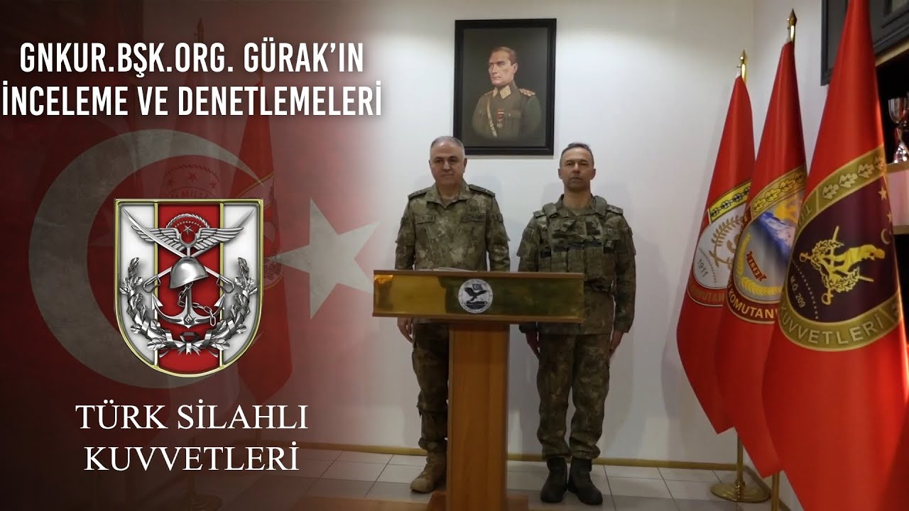 Gnkur.Bşk.Org. Metin GÜRAK'ın 3'üncü Ordu K.lığı ve 5'inci Hdt.Tug.K.lığı İnceleme ve Denetlemeleri