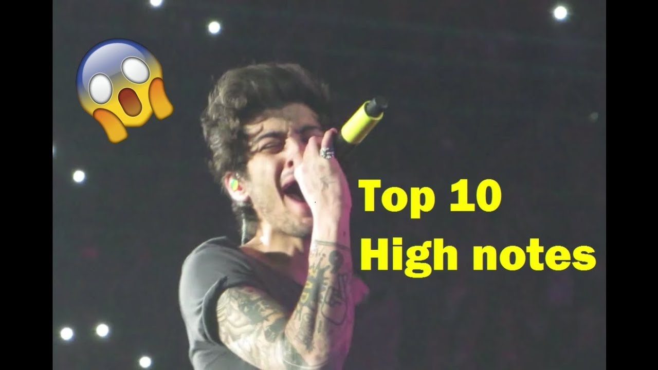 Zayn hitting top 10 High Notes