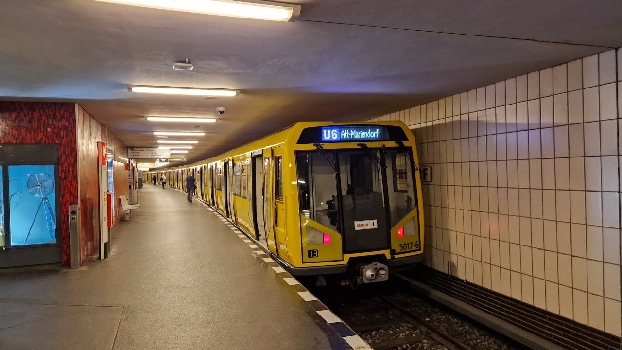 U-Bahn Berlin | Mitfahrt in der U6 von Kurt-Schumacher-Platz bis Alt-Mariendorf im H97 5017-6