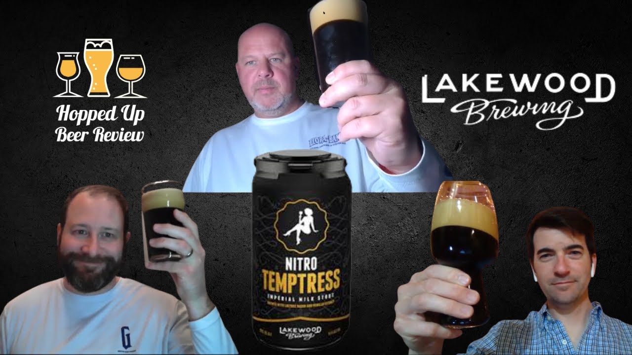 The Temptress Nitro  by Lakewood Brewing Company 9.1% ABV Beer Review 