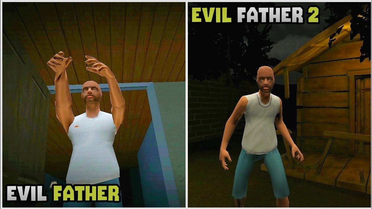 Evil Father & Evil Father 2 Game Over Scenes