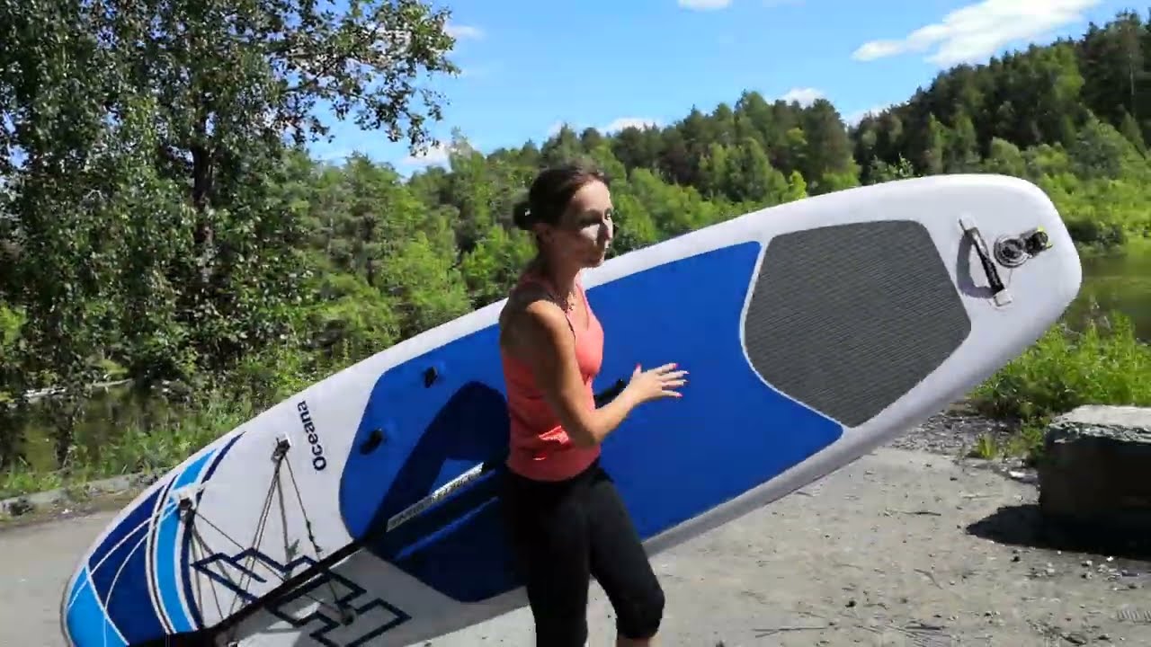 Распаковка Сапборд Bestway Oceana!