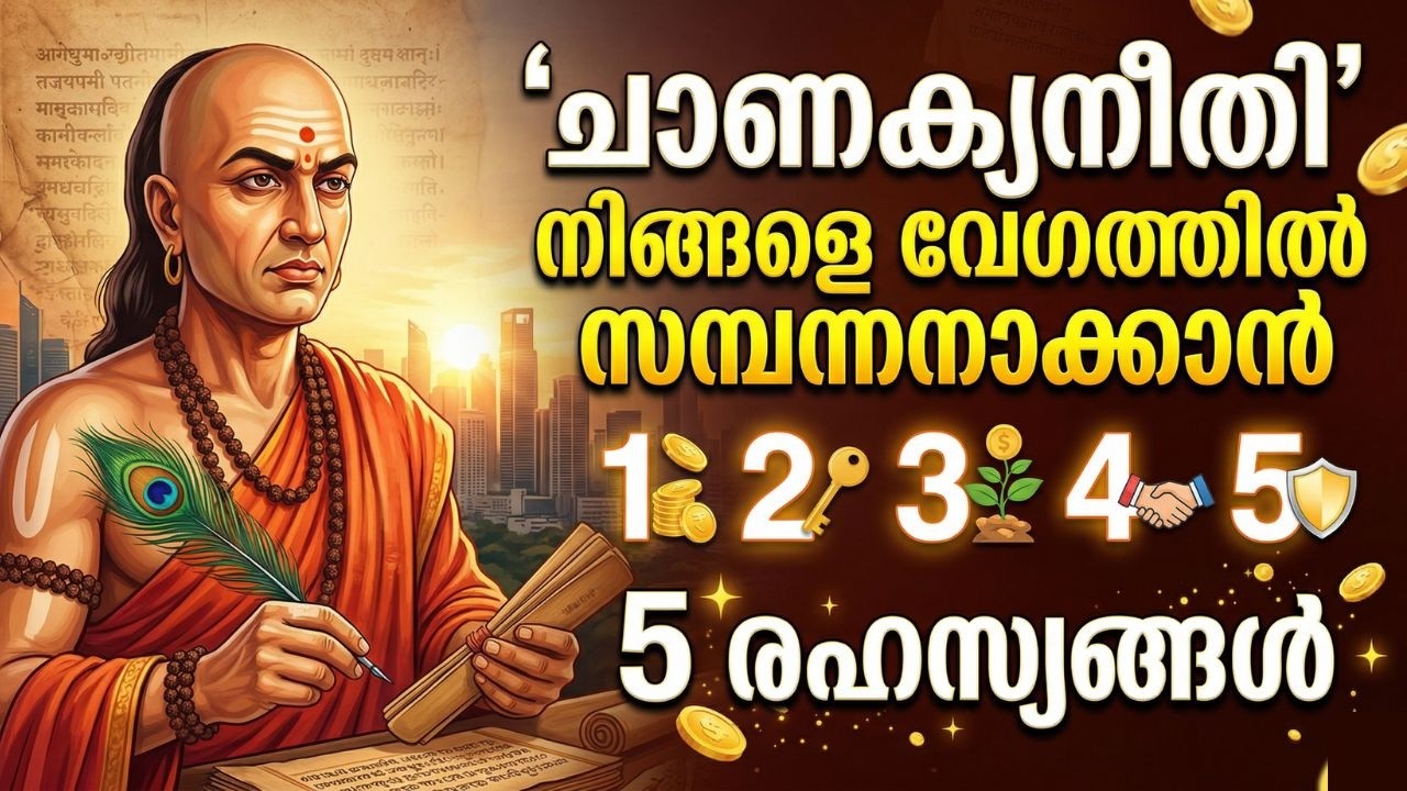 ചാണക്യനീതി: നിങ്ങളെ വേഗത്തിൽ സമ്പന്നനാക്കാൻ 5 രഹസ്യങ്ങൾ | Chanakya Niti for Wealth