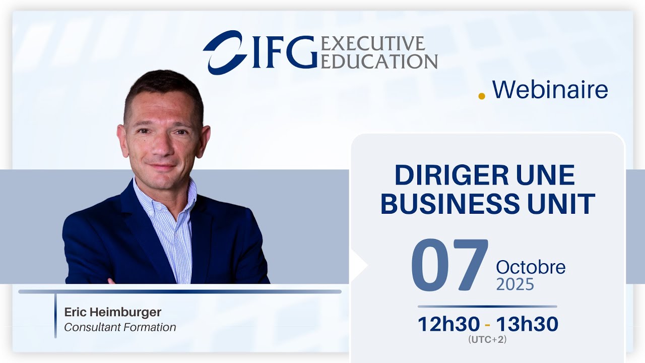 Présentation du programme Diriger une Business Unit