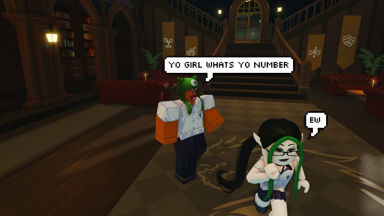 Trolling on My First Day at Boarding School   Roblox Genovia High RP