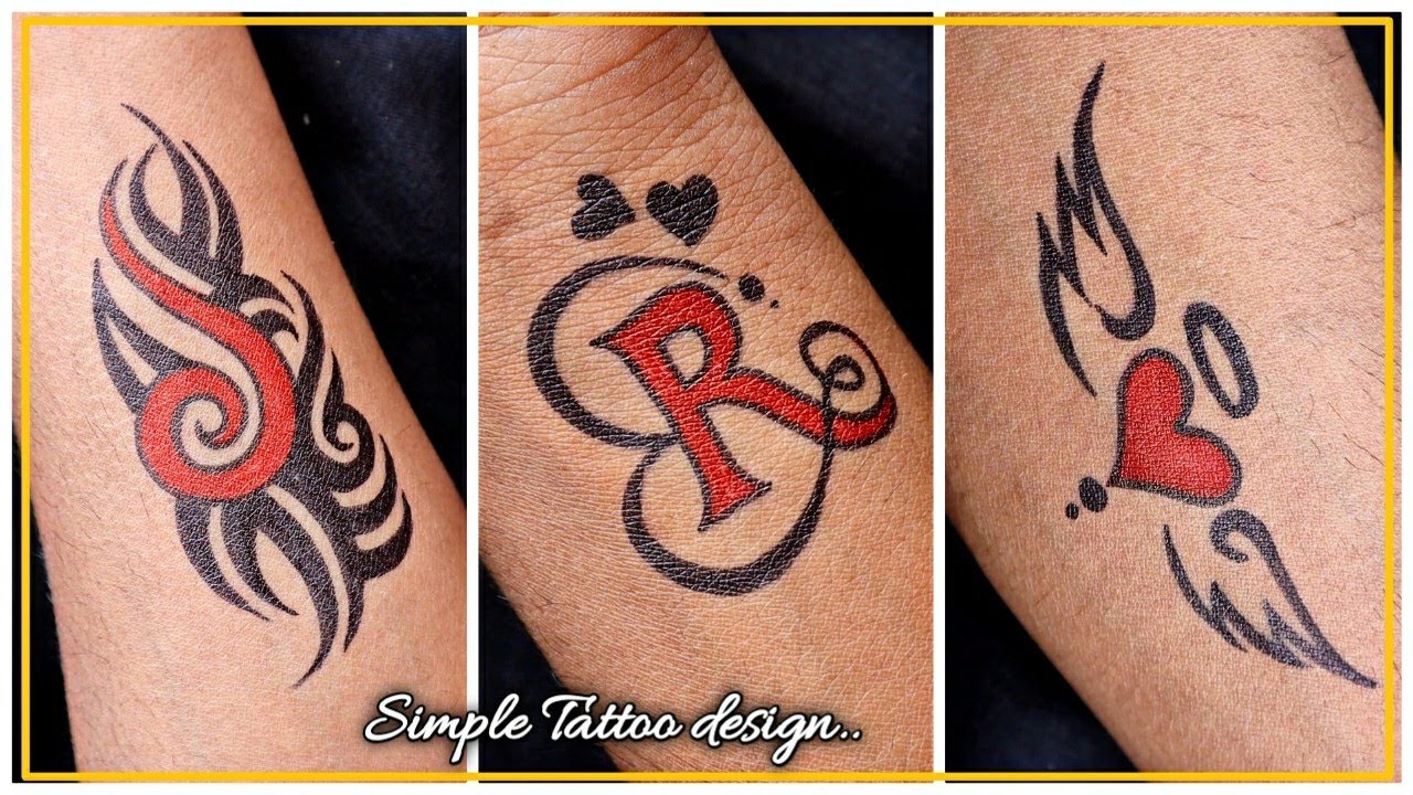 How to draw temporary tattoo at home with pen | simple DIY temporary tattoos