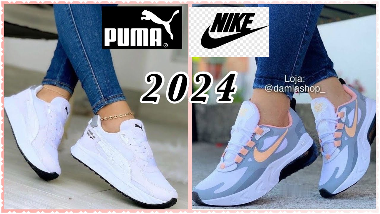 TENIS DE MODA 2024 MUJER/TENIS DE MARCAS ORIGINALES PUMA Y NIKE 2024 tendencias deportivas
