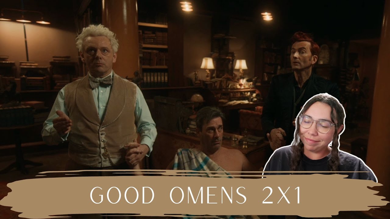 Good Omens 2x1 REACTION; james, long for jim, short for gabriel is iconic.