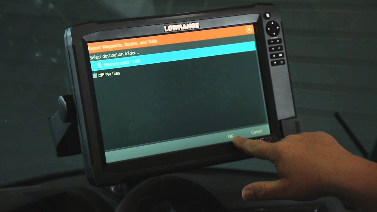 How to save Lowrance&reg; HDS&reg; Data to a SD Card
