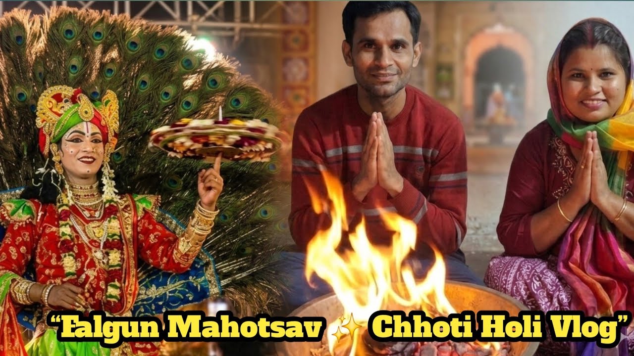 “Falgun Mahotsav in Agra 🙏 Yamuna Aarti | Salon Mein Holi | Holika Dahan Vlog”