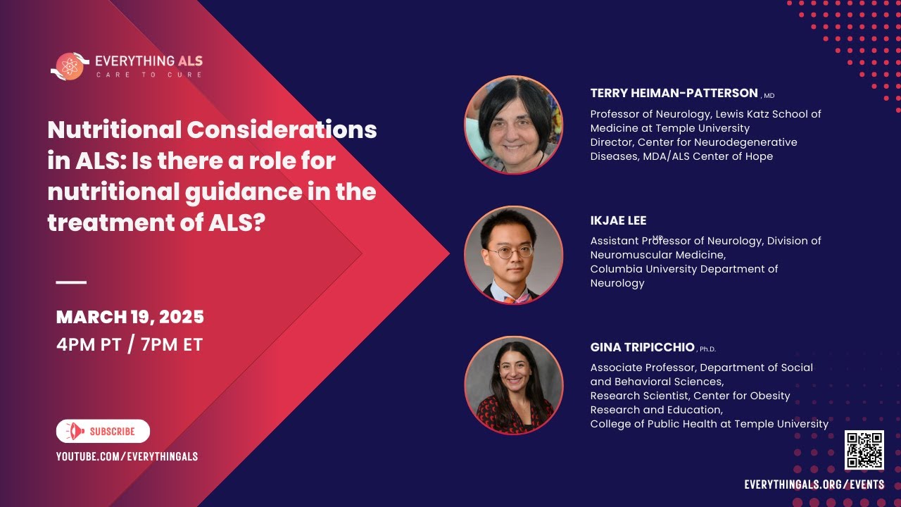 Nutritional Considerations in ALS: Is there a role for nutritional guidance in the treatment of ALS?