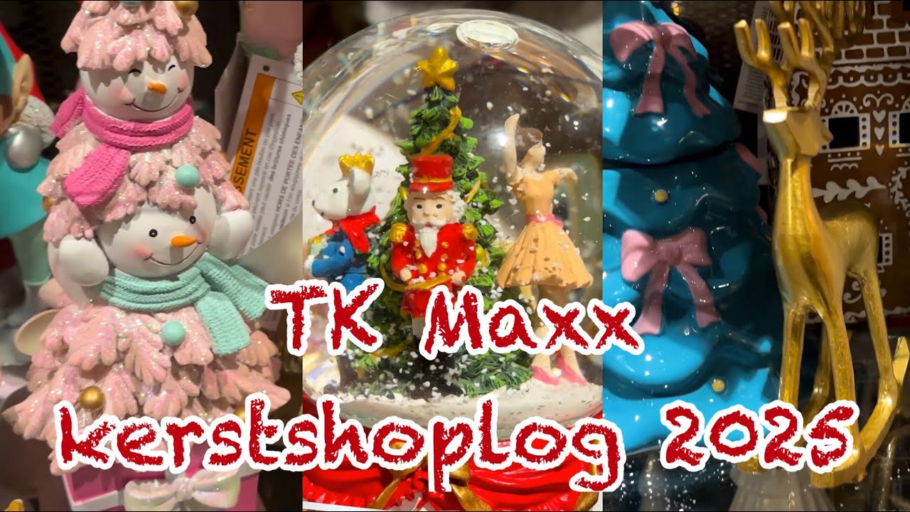 TK Maxx kerst shoplog 2025