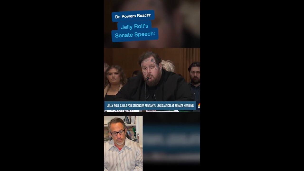 Doctor Reacts to Jelly Roll's Senate Speech 🎤#JellyRoll #SenateHearing #SubstanceUseDisorder