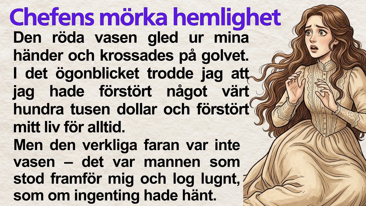 The Boss’s Dark Secret 🔥 Swedish Story for Beginners | Learn Swedish Through Story A1