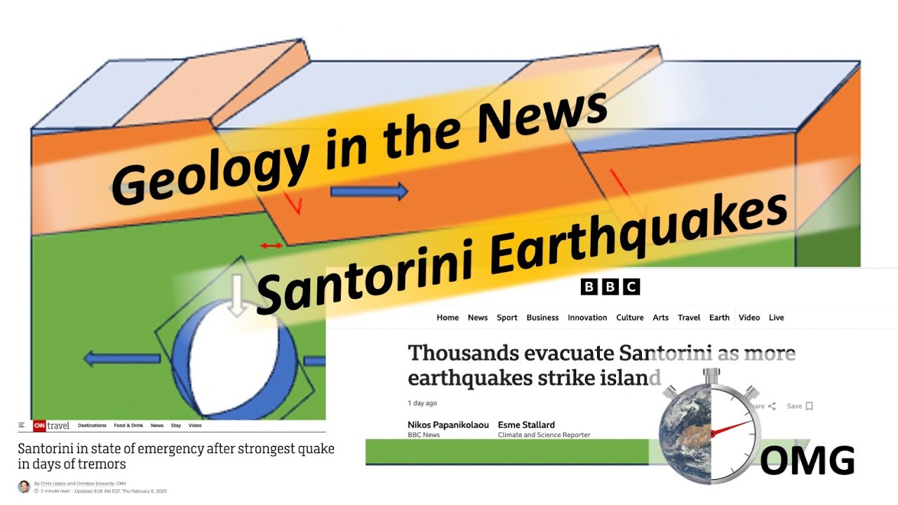 Santorini Earthquakes Explained