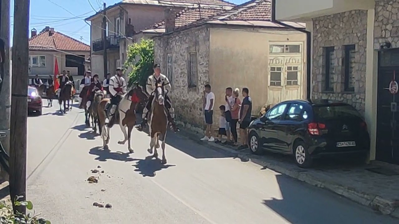 Коњаницата на пат за Мечкин Камен Илинден 02.авг.2023