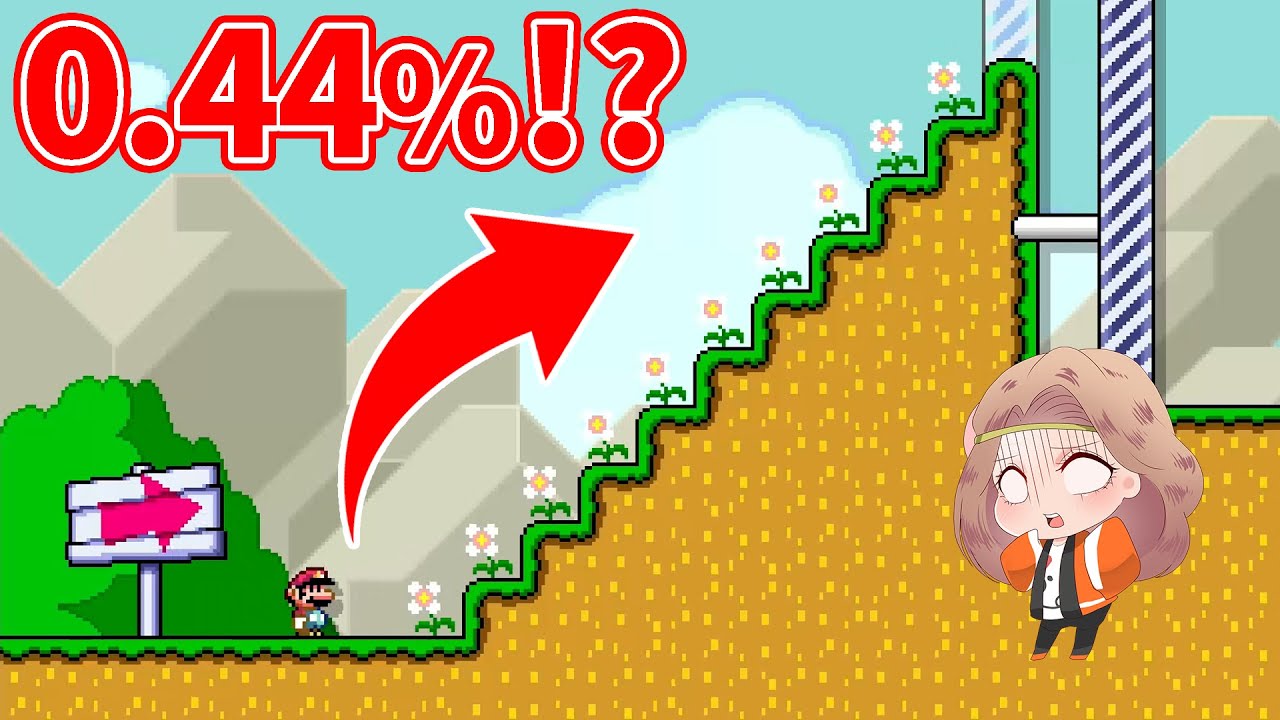 階段しかないのにクリア率0.4%の謎ステージをやってみたら...