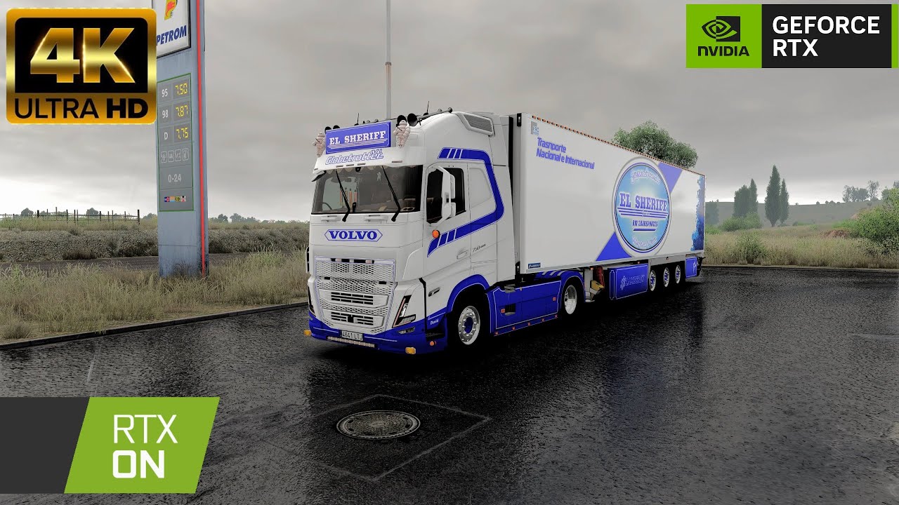 ETS2 1.57 4K Ray Traicing Ultra Realistic Graphics Mods Gameplay (ROMANIA) | RTX 3080