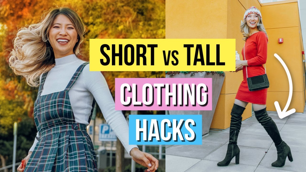 8 Fashion Hacks You Should Know! Short vs Tall Girls!