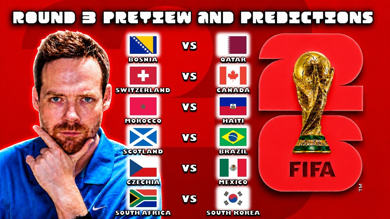 My World Cup Round 3 Preview & Predictions! June 24th 2026