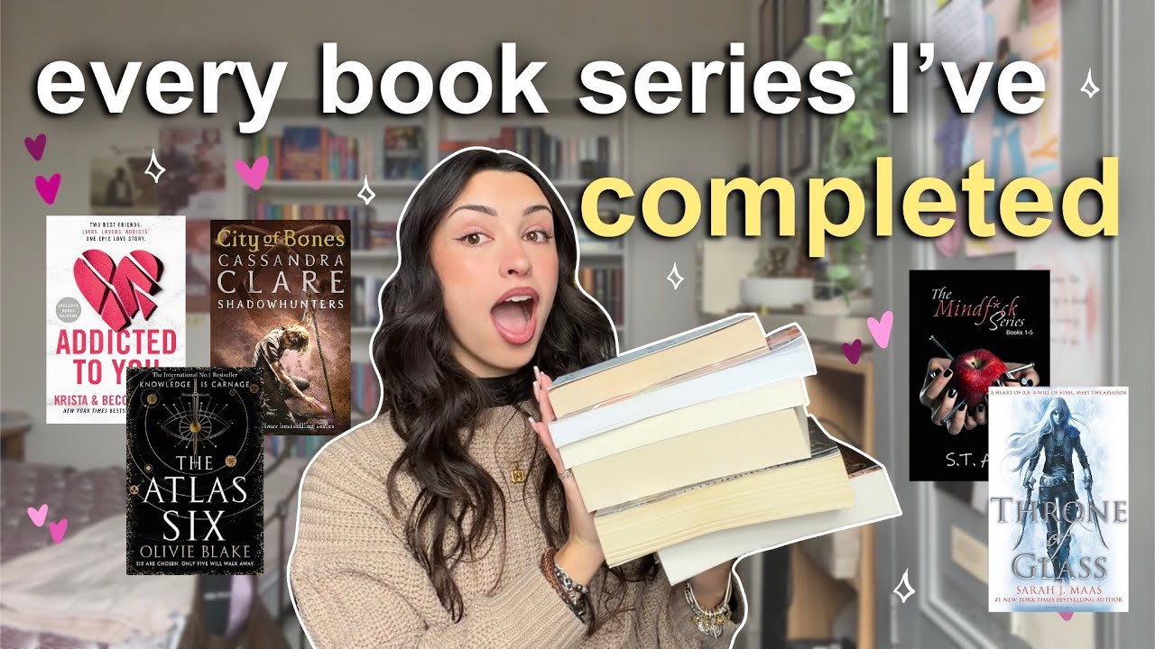 все серии книг, которые я ПРОЧИТАЛА✨📚💕 2