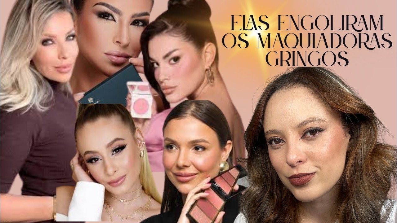 TUTORIAL SÓ COM MARCAS DE MAQUIADORAS BRASILEIRAS - LF PRO - PETRIZI - WISH PRO  e mais...