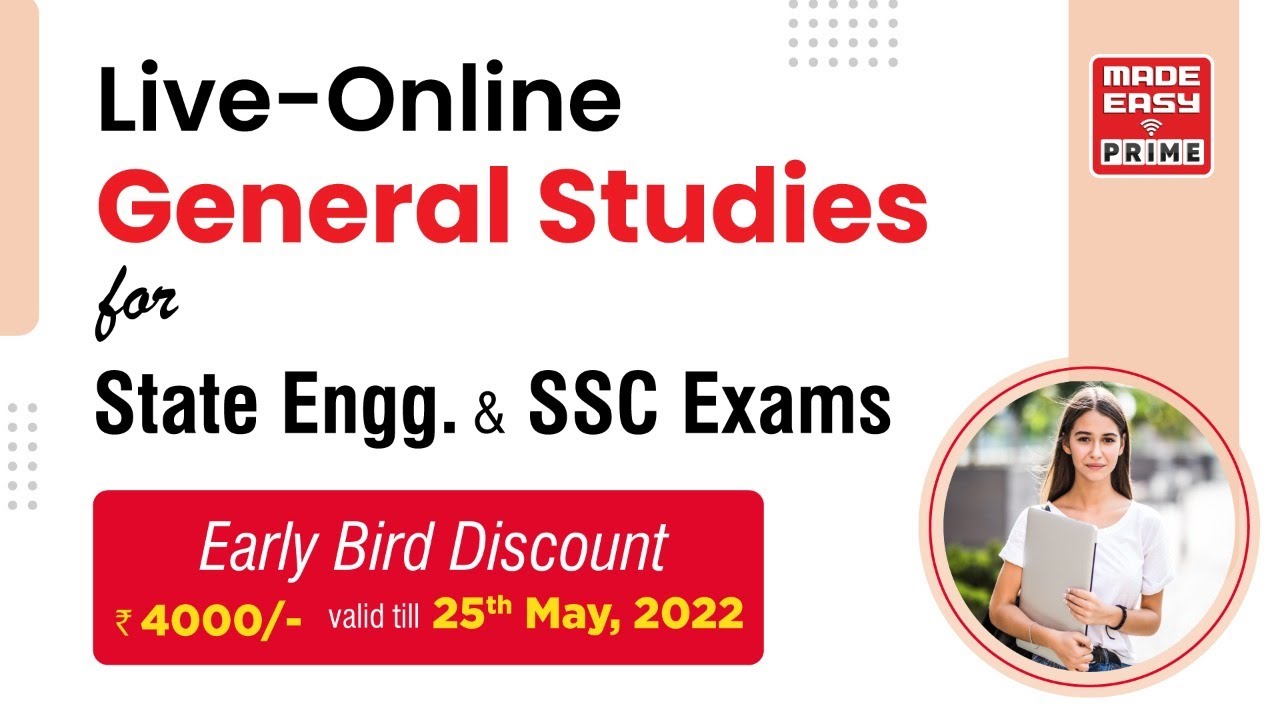 General Studies for State Engineering Services & SSC Exams | MADE EASY PRIME