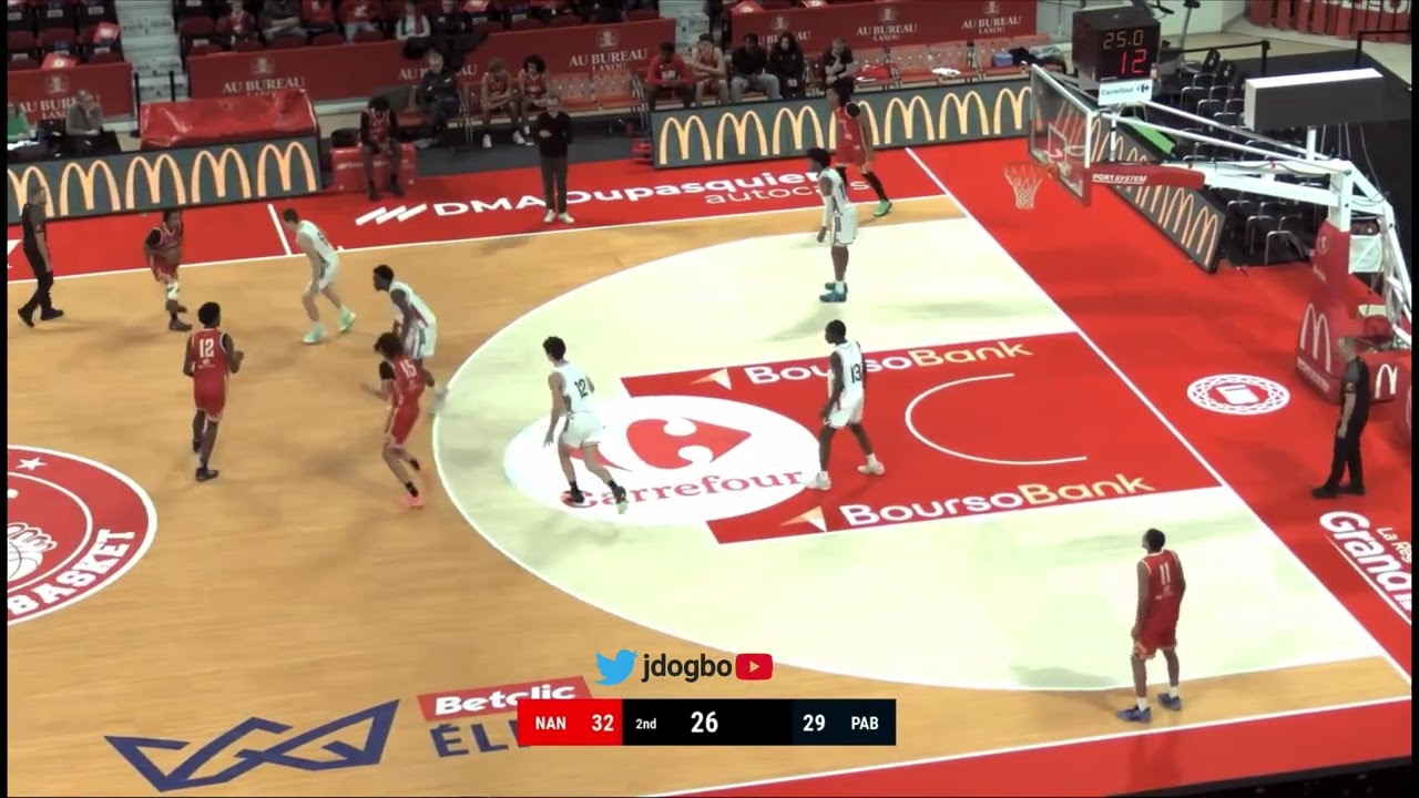 🇫🇷 Adrien Chammartin | 6&rsquo;5 Forward | SLUC Nancy U21 | 21 PTS &bull; 9 REB vs Paris Basketball
