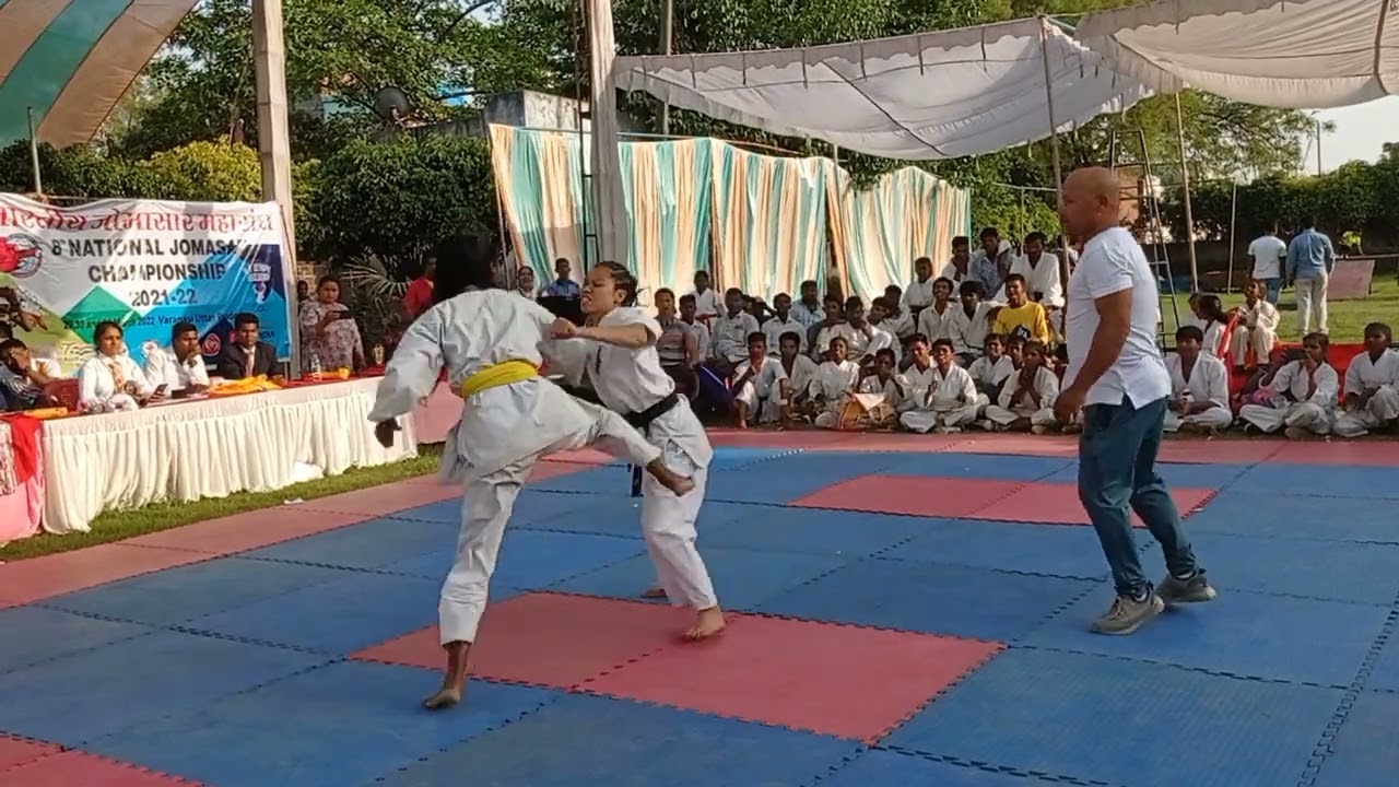 50kg Final (Deepa shahi)Nepal VS India International Kyokushin Karate Tournament 2022- Banaras,India