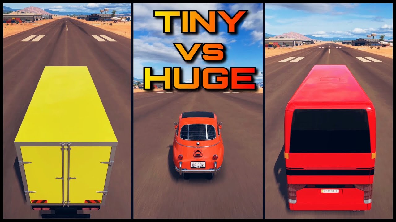 The Ultimate Battle! | Forza Horizon 3 | Box Truck vs Isetta vs Bus