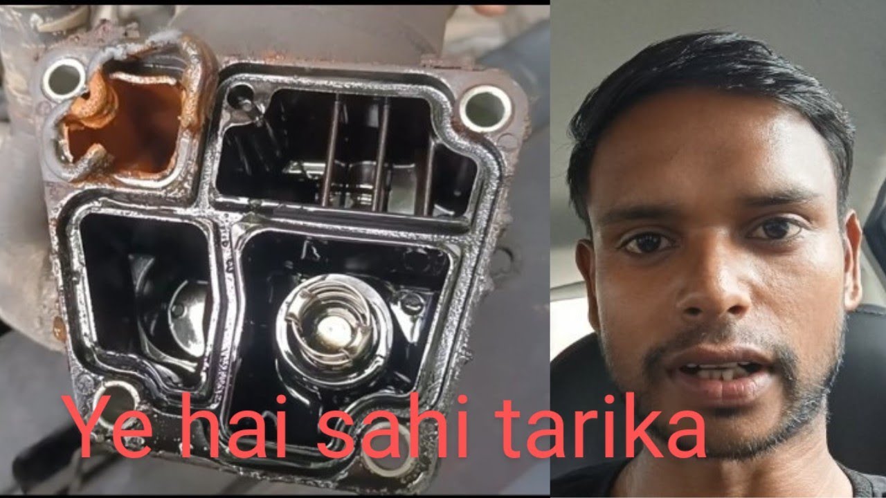 Skoda Yati oil cooler assembly and oil filter assembly change kaise karen how tu remove oil cooler