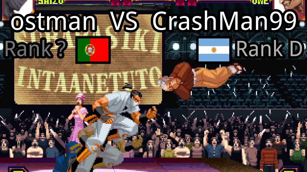 Matrimelee: ostman (PT, Rank ?)  vs CrashMan99 (AR, Rank D)