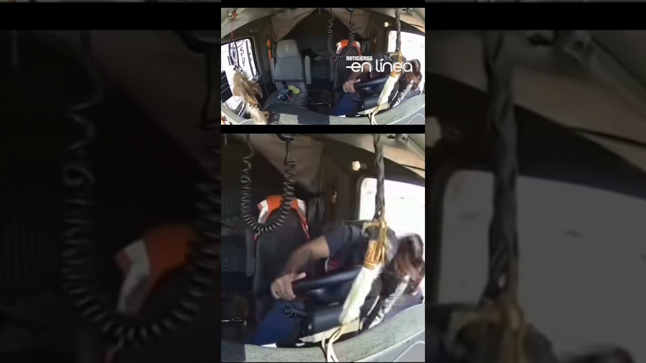 🚛 Водитель грузовика противостоит предполагаемым грабителям и предотвращает кражу своего транспор...