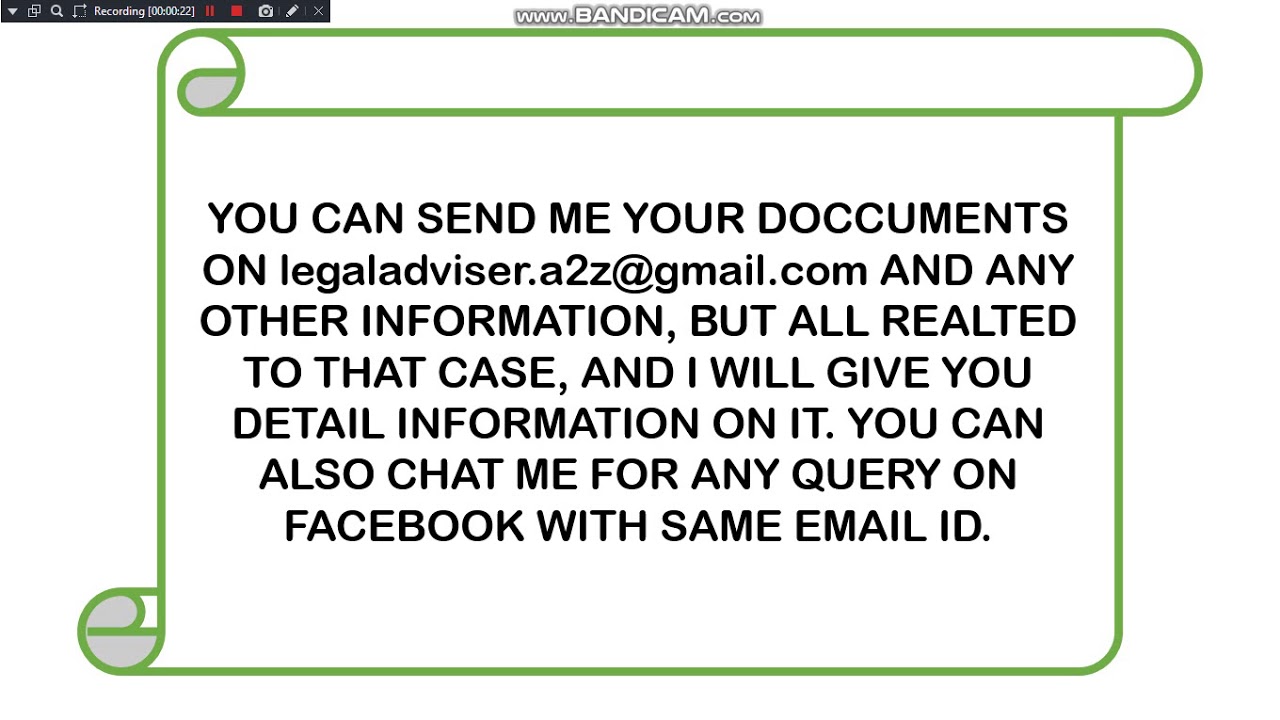 LEGAL ADVISE