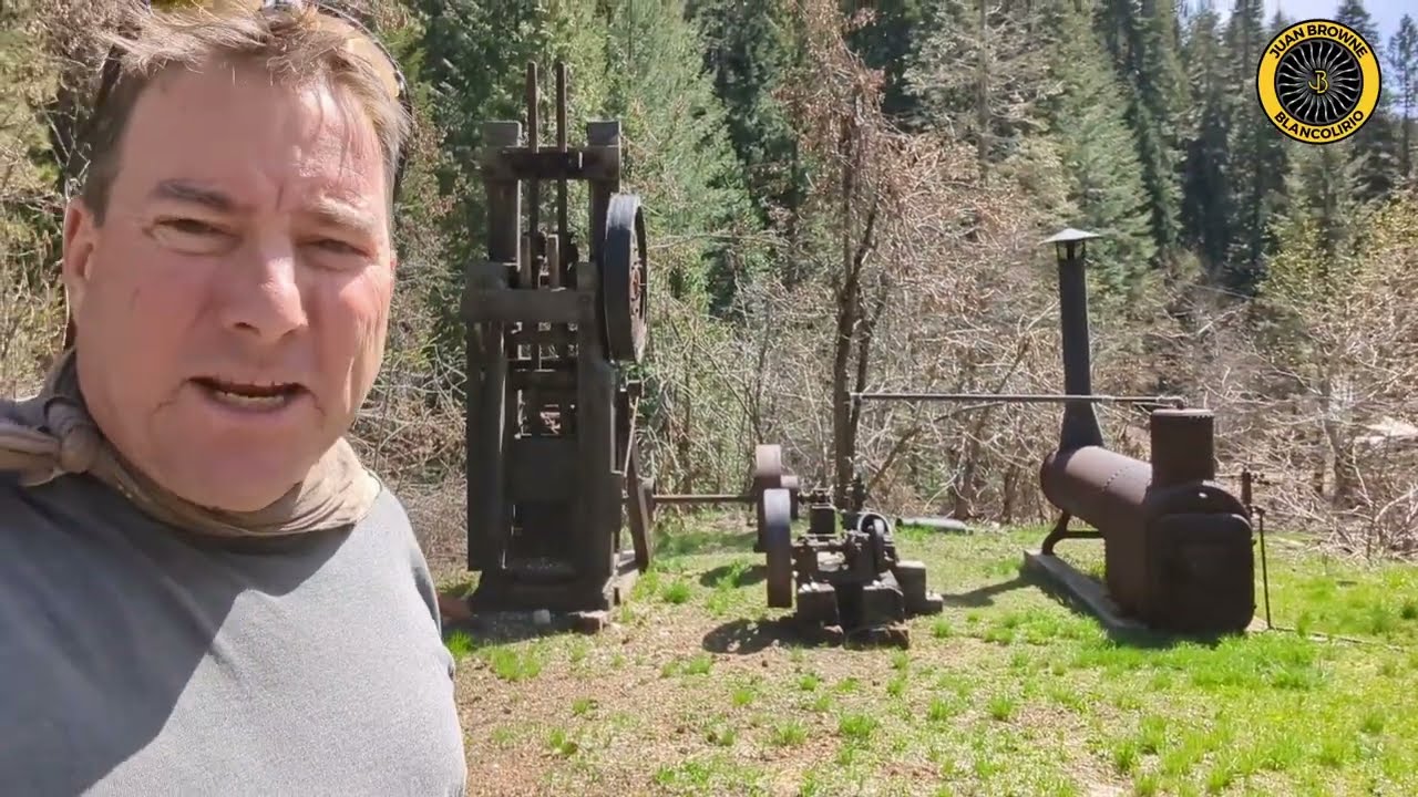 California Gold Rush Stamp Mill Operation- Forest City, CA.