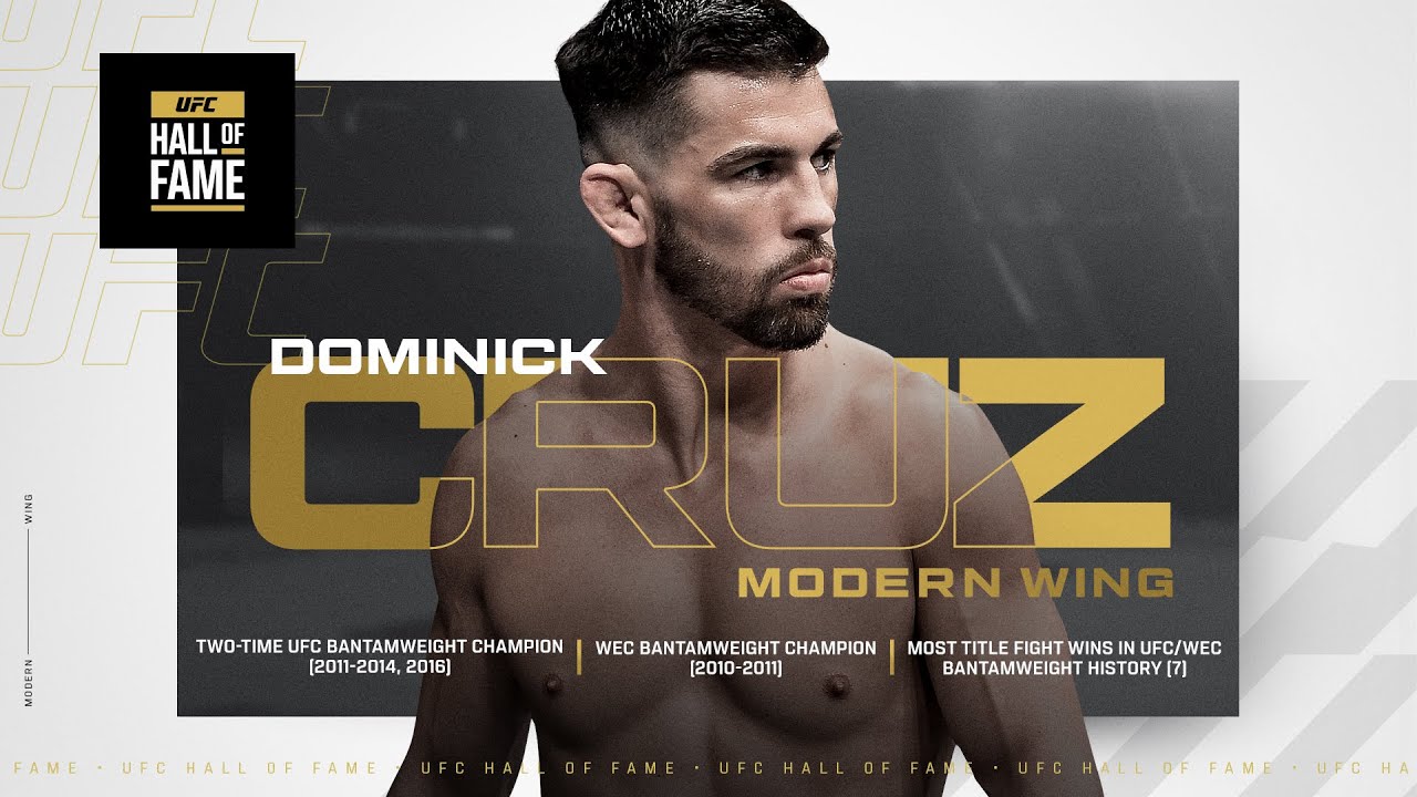 Доминик Круз вошёл в Зал славы UFC в 2026 году.