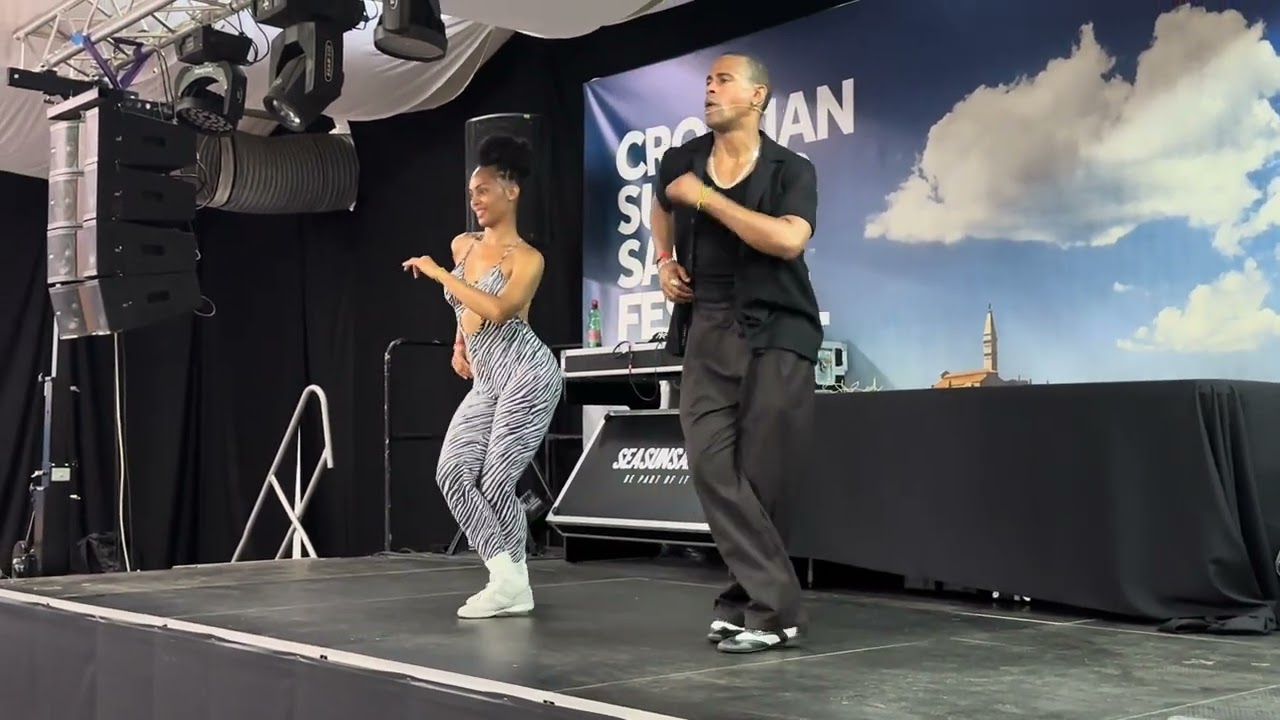 Jorge & Indira Salsa Cubana Body Movement Technique @Seasunsalsa