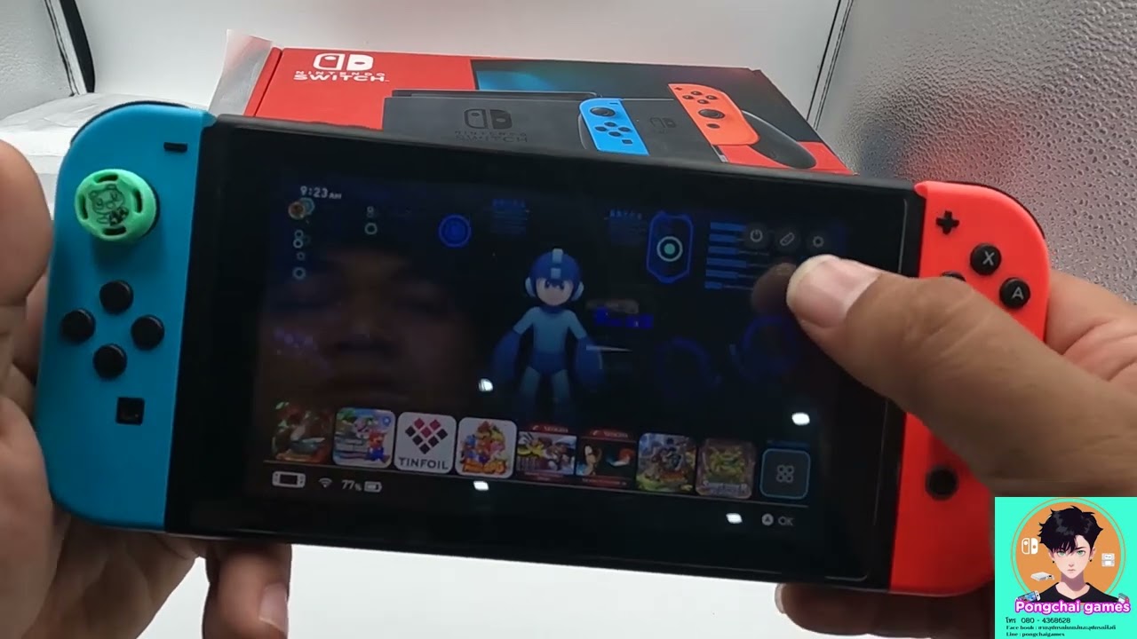 Nintendo Switch V2 กล่องแดง ติดชิพ แบบ 2 ระบบ CFW และแท้ พร้อมสอนวิธีการใช้งาน