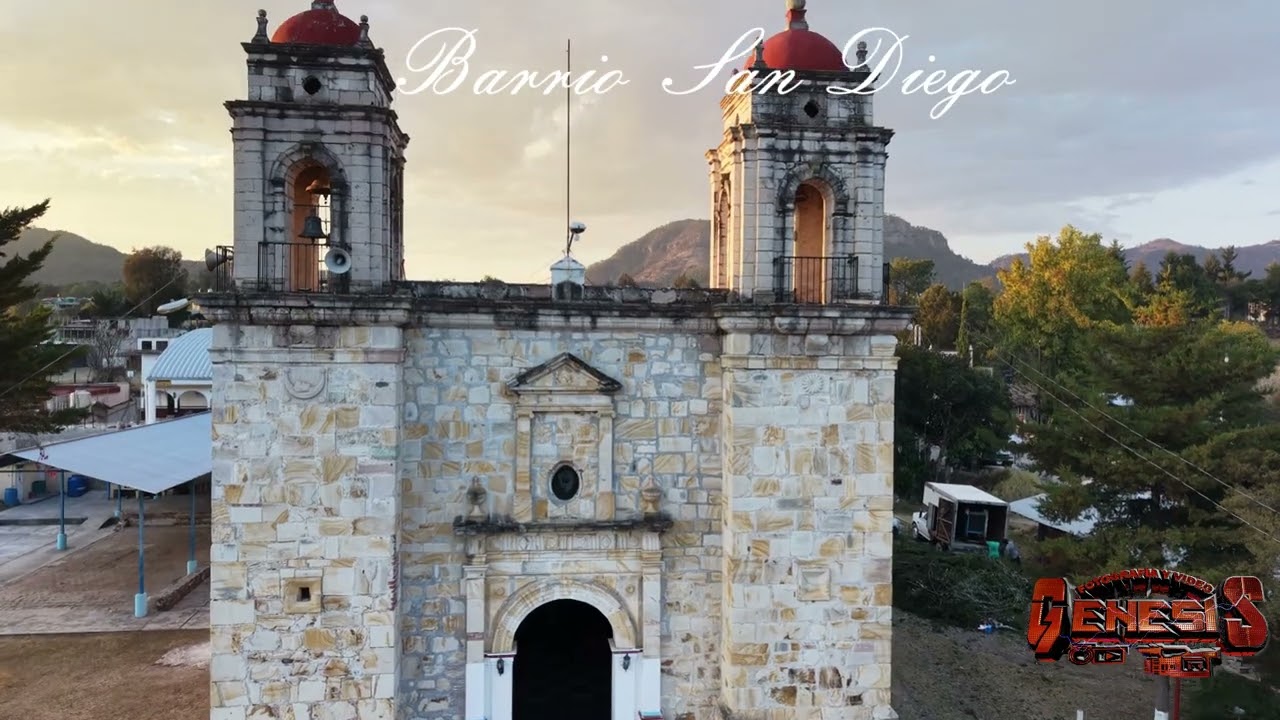 La iglesia del Barrio de San Diego, Tlaxiaco, Oaxaca 