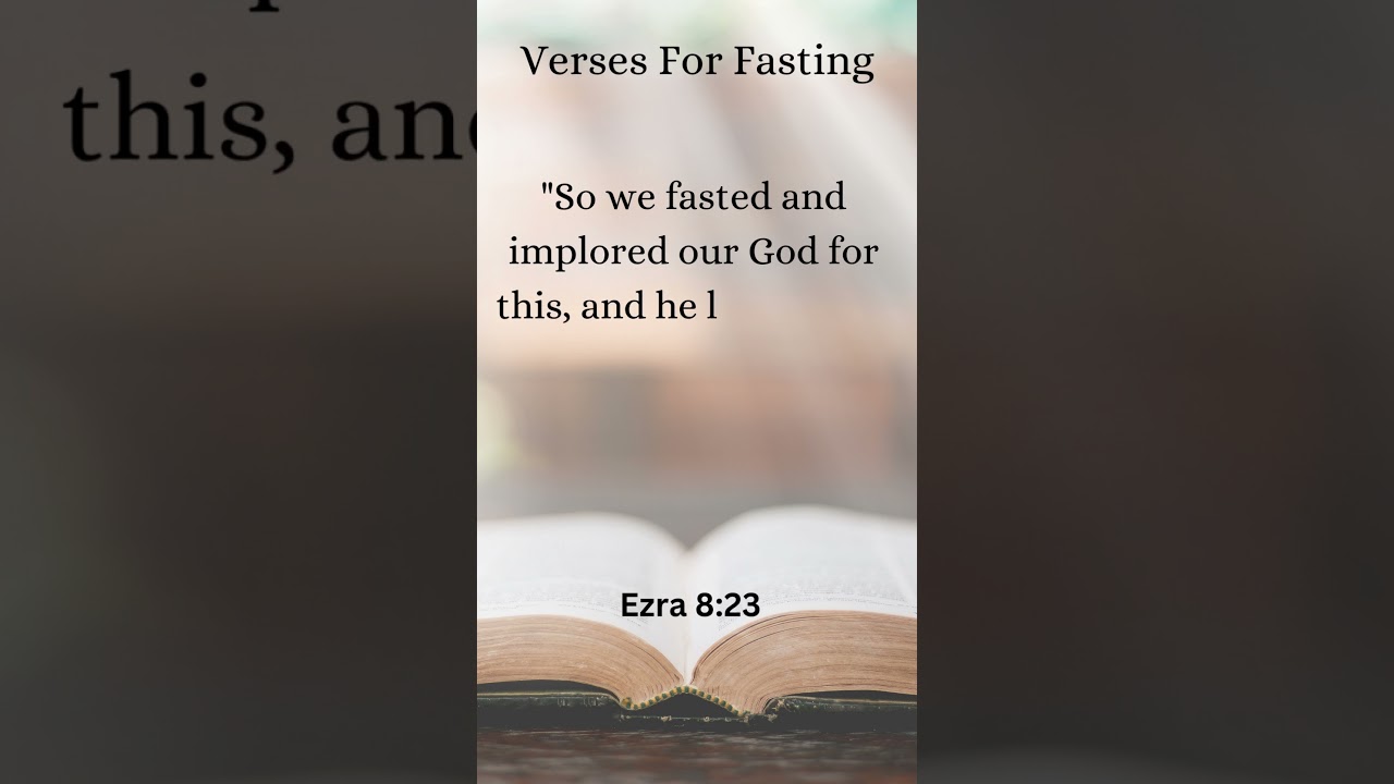 Inspiring Bible Verses to Boost Your Fasting Prayer
