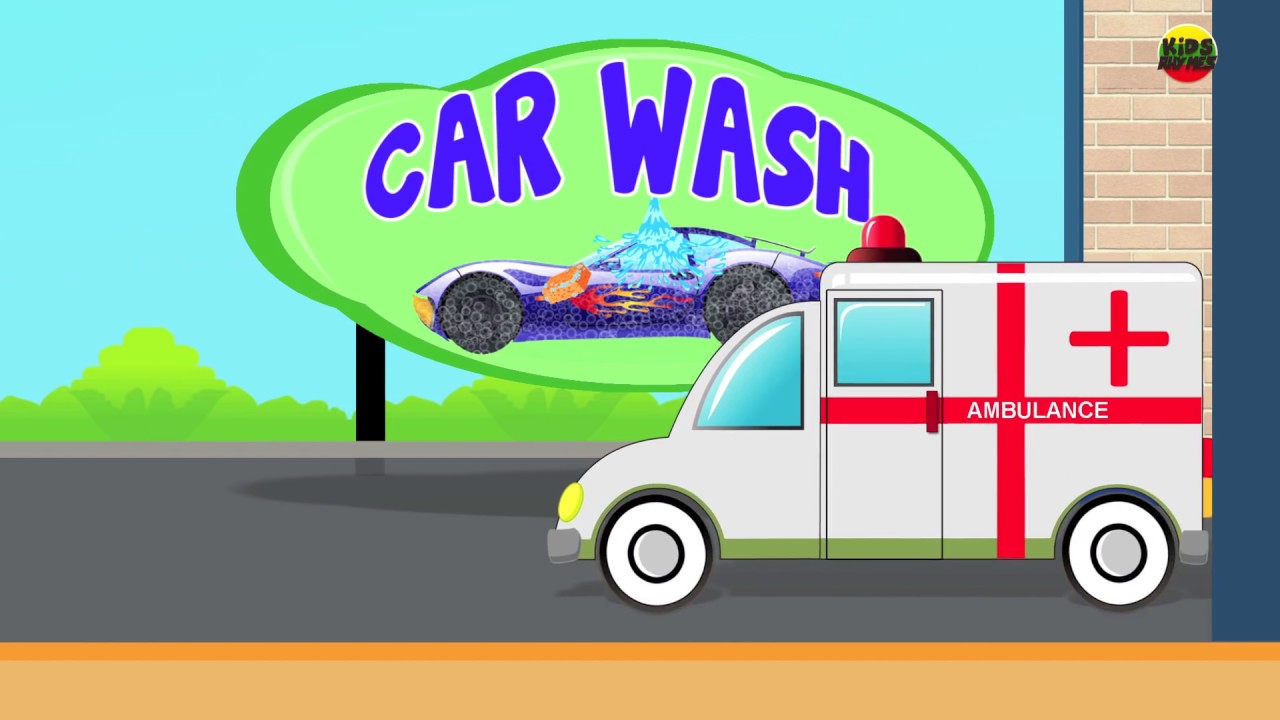 Ambulância - Lavagem de carro | Vídeo para crianças | vídeo educativo | Ambulance - Car Wash