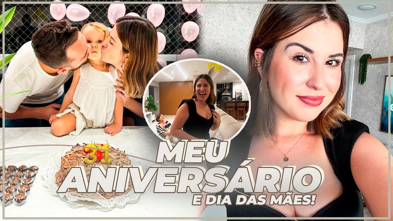 MEU ANIVERSÁRIO SURPRESA + DIA DAS MÃES, MATERNIDELAS, E VÁRIAS FESTINHAS: VLOG DA SEMANA