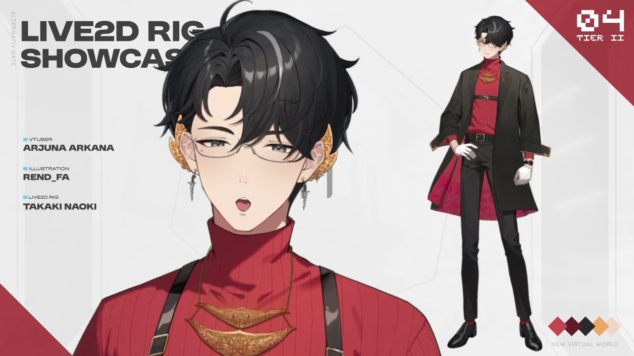 【04】 ARJUNA ARKANA ✦ LIVE2D SHORT SHOWCASE ✦ TIER II