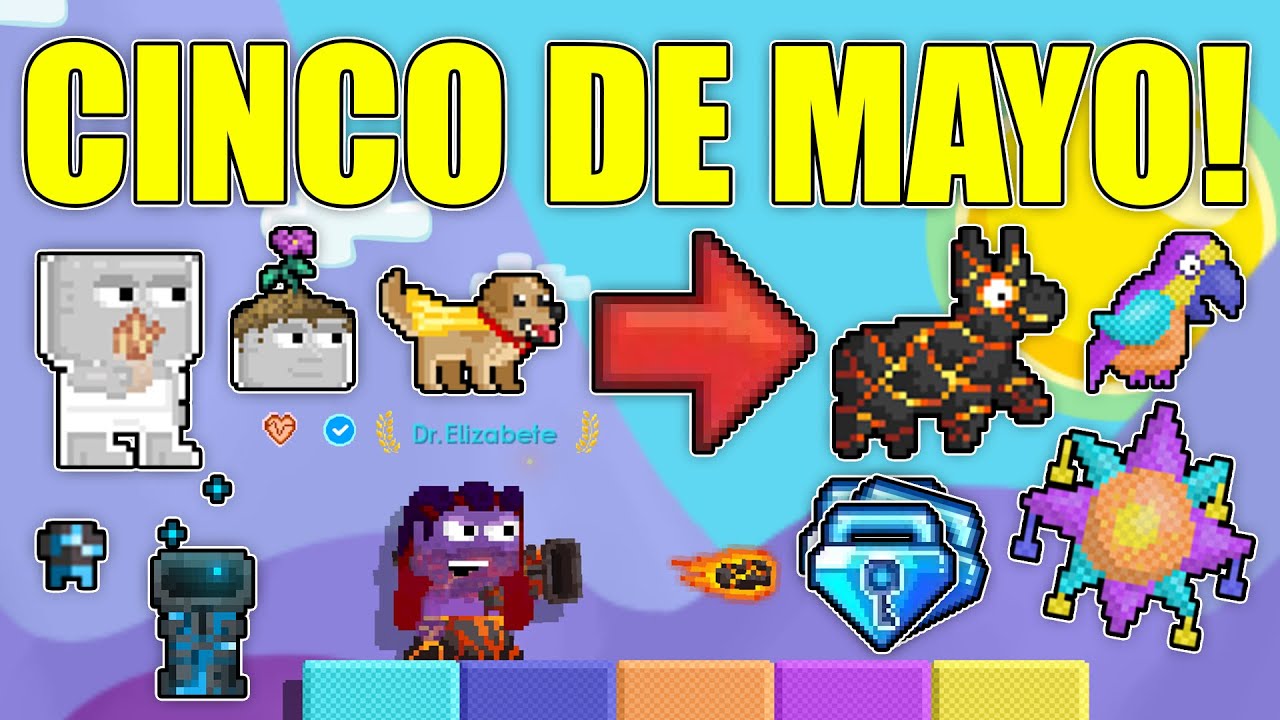 ALL THE NEW CINCO THE MAYO ITEMS + IOTS!  Growtopia 2025 |