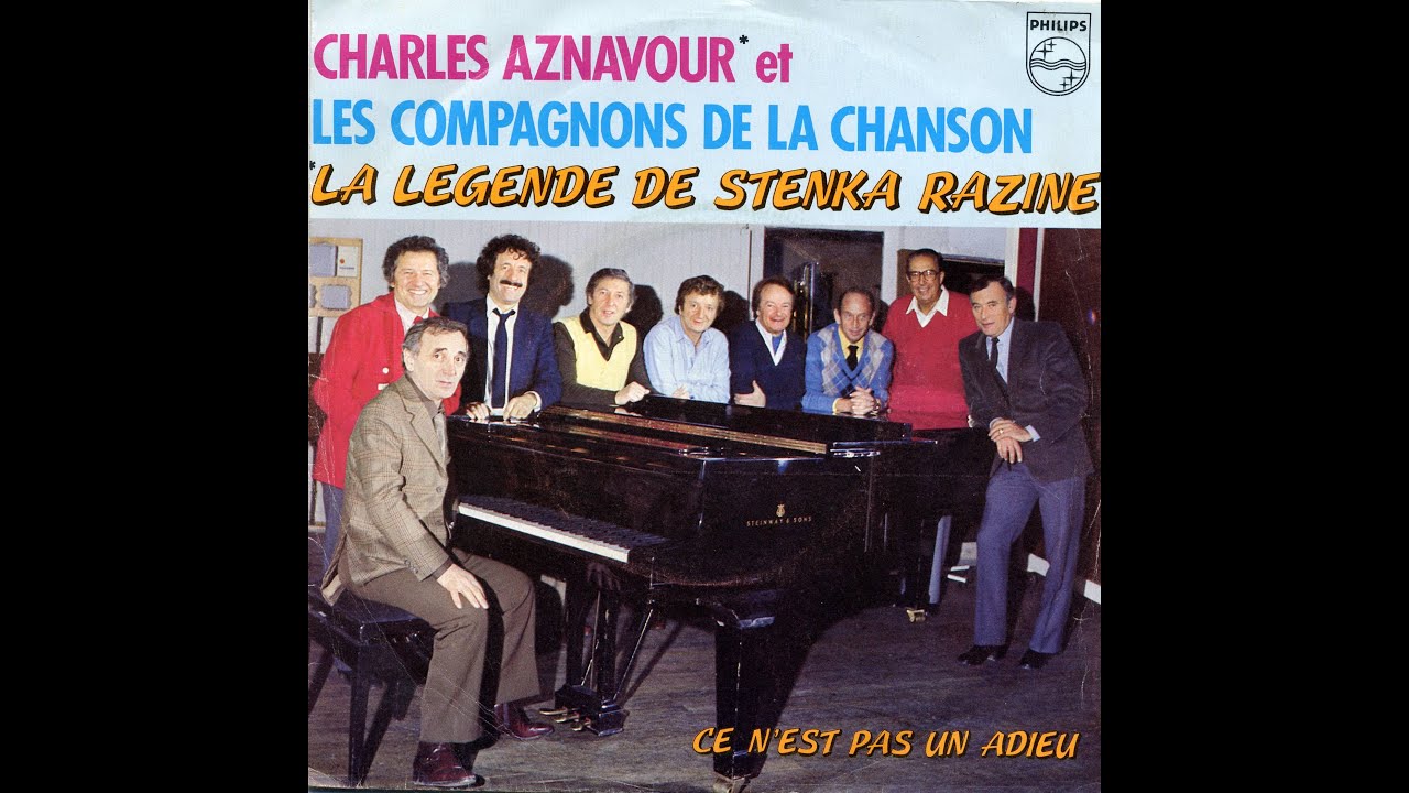 La légende de Stenka Razine Aznavour et Les Compagnons de la chanson Clip vidéo, paroles ci-dessous
