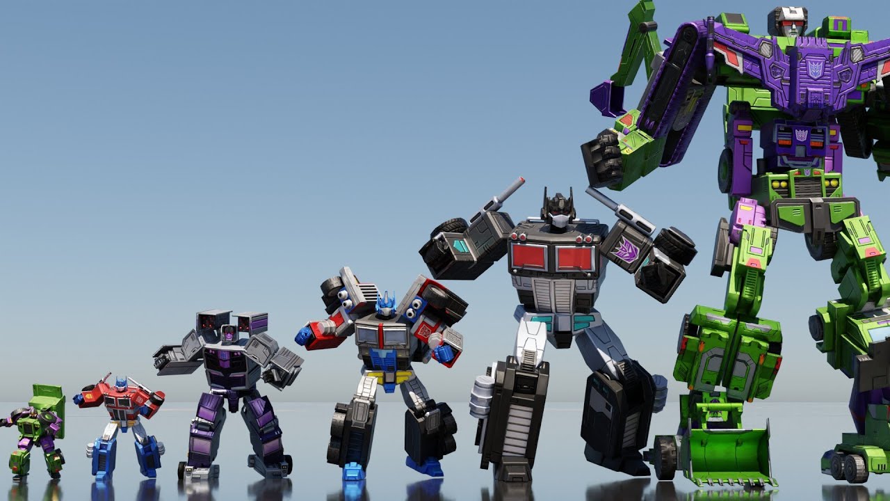 Heavy Vehicle TRANSFORMER Size Comparison