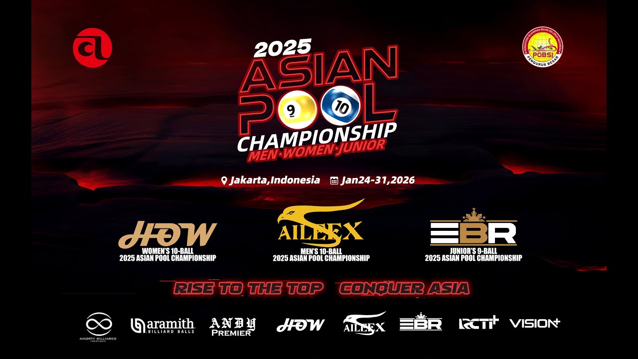 Jaydent Kenneth Sjianus VS Charles David Ladiana | 2025 Asian Pool Championship STAGE 2 Round 1